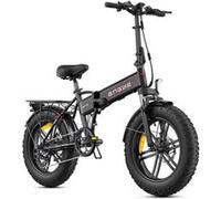 Vélo électrique Pliable ENGWE EP-2 BOOST - Batterie Amovible 48V 13Ah - Autonomie 100km - Shimano 7 vitesses - Fatbike,Noir Noir G