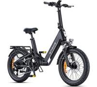 Vélo électrique Pliable ENGWE L20 3.0 boost - Batterie Amovible 48V 13.5Ah - Autonomie 100km - Frein à disque hydraulique, Noir Noir G