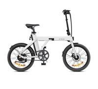 velo electrique pliable ENGWE P20 Autonomie 100km Moteur 250W Batterie 36V9.6Ah Frein à disque Pneus 20 pouces vélo de ville blanc