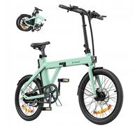 Vélo Électrique Pliable Engwe P20 - Pneus 20 Pouces, Moteur 250 W, Batterie 36 V 9,6 Ah, Autonomie 100 Km, Vitesse Maximale 25 Km/H, Freins Hydrauliques - Vert