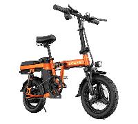 Vélo électrique pliable ENGWE T14 250 W 48 V 10 Ah 14 pouces-Orange