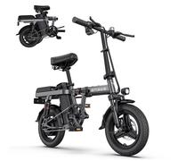 Vélo Électrique Pliable - ENGWE T14 - 250W 48V10Ah - 14 Pouces - Autonomie 28km - Maximale 25 km/h - Mini Vélo Électrique - Gris