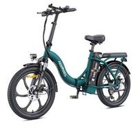Vélo électrique Pliable Hillmiles MilePort 1 Autonomie 60km Moteur 250W Batterie 36V13Ah avec amortisseur avant Shimano 7 vitesses Vert Vert G