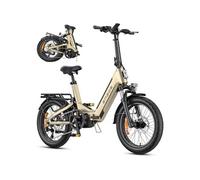 Vélo électrique pliable - ENGWE - L20 3.0 Pro - Batterie amovible 48 V 15 Ah - Autonomie 160 km - Or