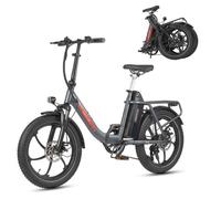 Vélo Électrique Pliable MAXTRON Mule 20"", Batterie Amovible 48V 20Ah-Shimano 7 vitesses Gris