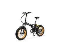 Vélo électrique Pliable Mini Max, 20" x 4 Grosses Roues, Freins à Disque mécaniques, Moteur 250 W, Poids Maximum supporté 100 kg, Batterie Samsung 375 Wh, 26 kg, Noir/Jaune