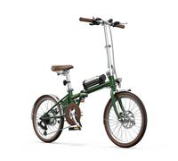 Vélo électrique pliable Onesport OT02 PRO, moteur 250 W, 20 pouces, Shimano 7 vitesses - Vert