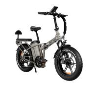 Vélo électrique pliable RATTAN LM ULTRA, batterie amovible 48 V 40,5 Ah, Shimano 7 vitesses - Gris