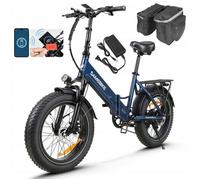 Vélo Électrique Pliable - Sac Arrière - Samebike LOTDM200 - 48V 13AH - Moteur 750W - Autonomie 80Km - Vitesse 40km/h-20*4.0 VTT NFC