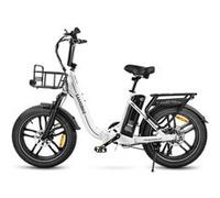 Vélo électrique pliable SAMEBIKE C05 Pro, gros pneu, 25 km/h, blanc Blanc