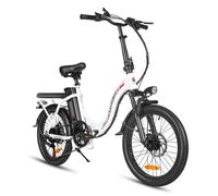 Vélo Électrique Pliable Samebike Cy20 350 W 36 V 12 Ah 32 Km/H Autonomie Maximale 60 Km 20 Pouces - Blanc