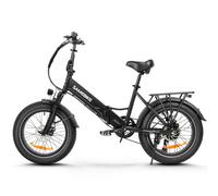Vélo Électrique Pliable Samebike Lotdm200-Ii Moteur 750 W, Batterie 48 V 13 Ah Vitesse Maximale 40 Km/H Autonomie 80 Km Roues De 20 Pouces Suspension Intégrale Freins À Disque + Carte Nfc - Noir