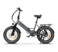 Vélo Électrique Pliable Samebike Lotdm200-Ii Moteur 750 W, Batterie 48 V 13 Ah Vitesse Maximale 40 Km/H Autonomie 80 Km Roues De 20 Pouces Suspension Intégrale Freins À Disque + Carte Nfc - Gris