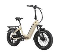 Vélo électrique pliable TTGO F6 Boost, batterie 48 V 18 Ah, freins à disque hydrauliques - Blanc