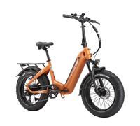 Vélo électrique pliable TTGO F6 Boost, batterie 48 V 18 Ah, freins à disque hydrauliques - orange