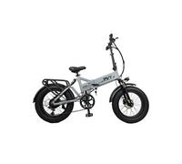 Vélo électrique pliable Z20 Plus 1000 W pneus larges 20 x 4,0 pouces batterie 48 V 16,5 Ah autonomie 80-120 km charge 150 kg - Gris