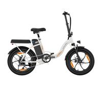 Vélo Électrique Pliable ZAZAWORK C16 48V 16Ah Pneus 20×3.0 Blanc