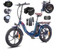 Vélo électrique pliant 20"" FAFREES F20 Pro - Moteur 250W Batterie Amovible 36V 18Ah - Shimano 7 Vitesses -Autonomie 150km，bleu