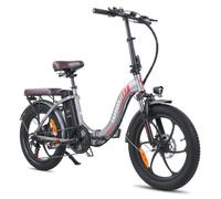 Vélo électrique pliant 20"" FAFREES F20 Pro - Moteur 250W Batterie Amovible 36V 18Ah - Shimano 7 Vitesses -Autonomie 150km, Gris