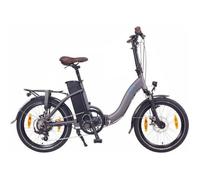 Vélo Electrique Pliant 20'' NCM Paris, Batterie 36V 15Ah, 7 vitesses, Gris Anthracite