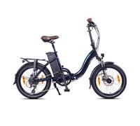 Vélo Electrique Pliant 20'' NCM Paris+, Batterie 36V 19Ah, 8 vitesses, Bleu Marine