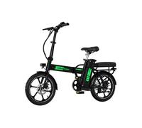 Vélo électrique pliant BK5S Noir Pliant 16'' 250W Batterie amovible 36V 12Ah