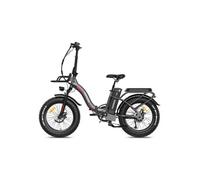 Vélo électrique pliant de ville F20 Max, cadre bas, batterie Samsung 48 V 30 Ah, gris