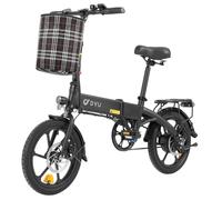 Vélo électrique pliant DYU A1F Pro, moteur 250 W, batterie 36 V 7,5 Ah, pneu 16 x 1,75 pouces, vitesse maximale de 25 km/h, autonomie maximale de 40 km, freins à disque avant et arrière A1F Pro