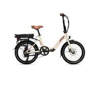 Vélo électrique pliant E-Via - par Airbici Beige cappuccino