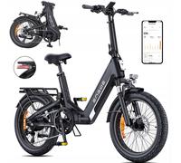 Vélo Électrique Pliant Engwe L20 3.0boost, 250 W, 48 V 13,5 Ah, Pneus 20 Pouces, Couple De 75 Nm, Capteur De Couple, Freins Hydrauliques - Noir