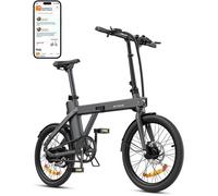 Vélo électrique pliant - ENGWE P20 - Moteur 250W - Batterie 36V 9,6Ah - Max 25 km/h - Autonomie 80KM - 20 Pouces - Nior