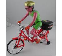 Vélo électrique pliant et musical avec cycliste - LIAM ACCESS - Rouge - Mixte - A partir de 3 ans