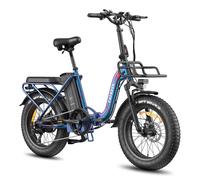 Vélo électrique pliant FAFREES F20 Max avec batterie LG 48 V 30 Ah et écran LCD - bleu