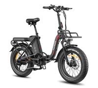 Vélo électrique pliant FAFREES F20 Max avec batterie LG 48 V 30 Ah et écran LCD - Noir