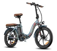 Vélo électrique pliant FAFREES F20 Pro avec batterie 20 Ah, pneus larges 20 pouces, 7 vitesses - Vert