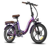 Vélo électrique pliant Fafrees F20+ Pro, moteur 250 W, batterie 36 V 25 Ah, pneus 20 x 3 pouces - Rose-violet