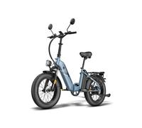 Vélo électrique pliant FF20 Polar, homologué UE, double batterie 26.8AH, bleu