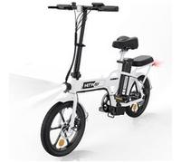 Vélo Electrique pliant - BK5 - Pneu 16 pouces - Blanc