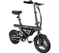 Vélo électrique pliant iScooter EB1S Noir 14'' 250W Batterie 36V 12Ah Noir