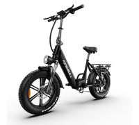Vélo électrique pliant KINGBULL Literider 2.0, batterie amovible 48 V 13,5 Ah, transmission Shimano 7 vitesses - noir