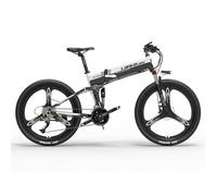 Vélo électrique pliant LANKELEISI XT750 Sports, 9 vitesses, Blanc