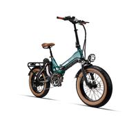 Vélo électrique pliant MIHOGO ONE MAX avec double batterie et affichage de la navigation - Vert