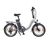 Vélo électrique pliant NCM Bikes Paris argent - Pliable, 20" , 250W, batterie 36V 15Ah Argent