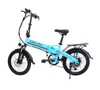 Vélo électrique pliant ORLMS S9, 500 W, batterie 48 V 13 Ah, 20 pouces