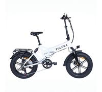 Vélo électrique pliant PULUMA EB-FM2.0, batterie amovible 48 V 15 Ah, double suspension - blanc