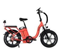 Vélo Electrique Pliant RATTAN LF Ultra - Batterie Amovible, 40,5Ah, Fat Bike 20" pour Femme, Rouge