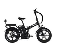 Vélo Électrique Pliant RATTAN LM Ultra, Batterie 40,5Ah, Autonomie 200 km, Fat Bike 20”, Noir