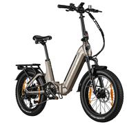 Vélo électrique pliant TTGO F7, batterie 48 V 15 Ah, freins à disque hydrauliques - or
