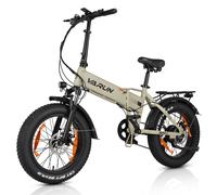 Vélo électrique pliant VARUN S20-1, pneus larges de 20 pouces avec batterie 48 V 13 Ah