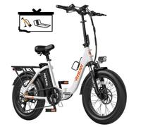 Vélo électrique pliant Vitilan U3, moteur 750 W, batterie 13 Ah, vitesse maximale 45 km/h, Blanc